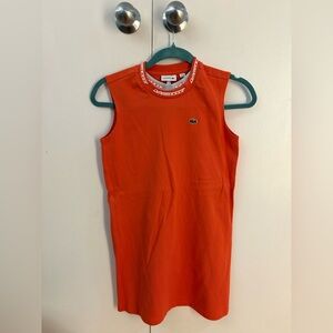 Lacoste Bright Orange Polo Dress